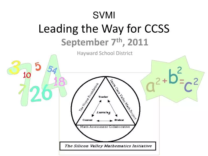svmi leading the way for ccss