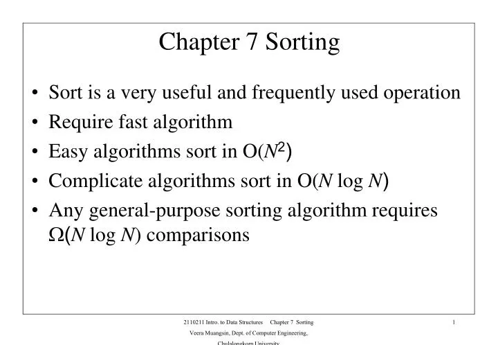 chapter 7 sorting