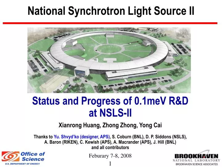 national synchrotron light source ii