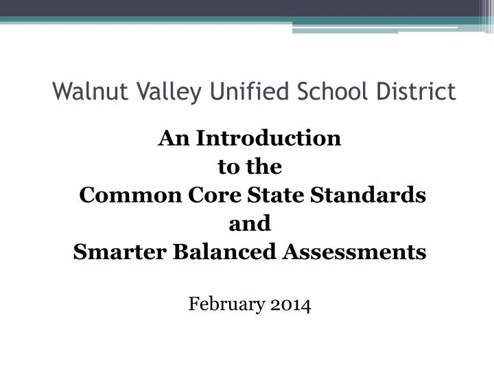 walnut valley unified school district