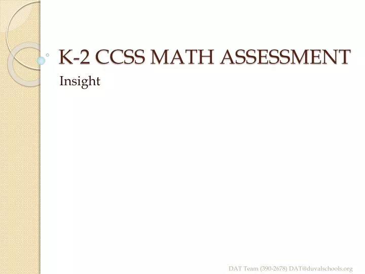 k 2 ccss math assessment