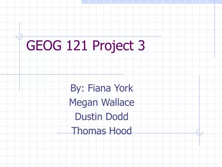 geog 121 project 3