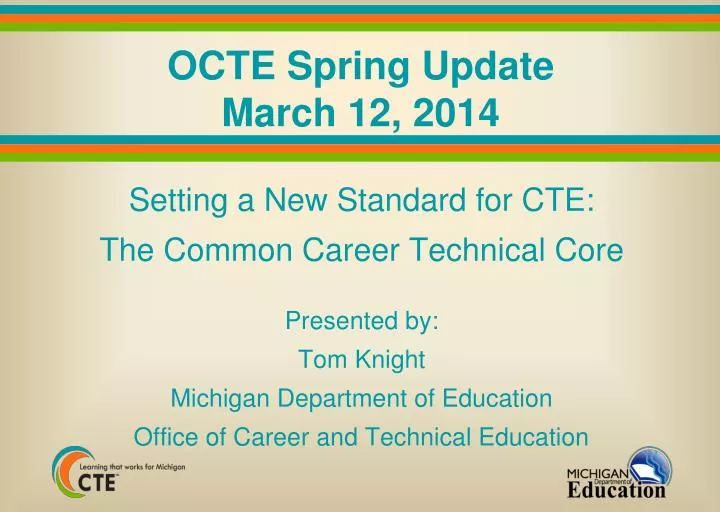 octe spring update march 12 2014