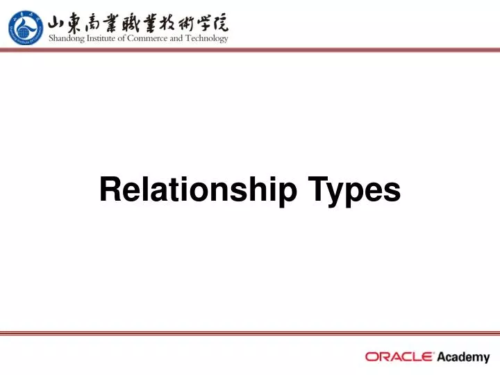 relationship types
