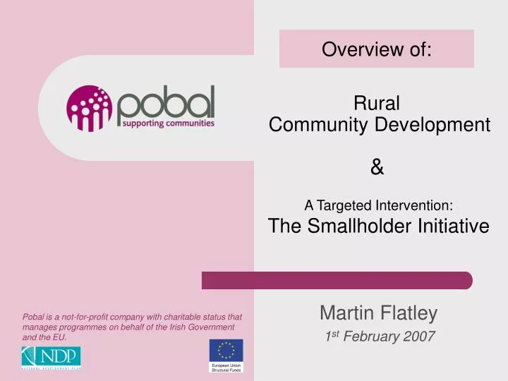 rural community development