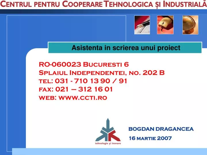 asistenta in scrierea unui proiect