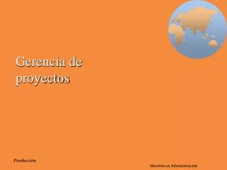 gerencia de proyectos