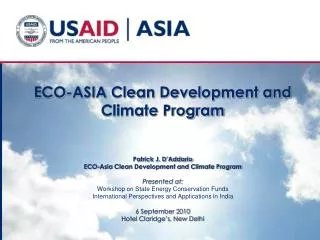 What (Who?) is ECO-Asia?