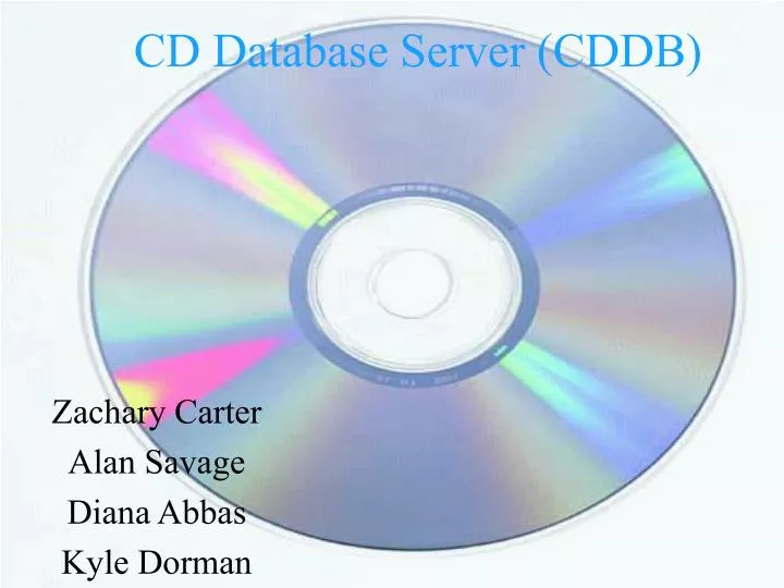 cd database server cddb