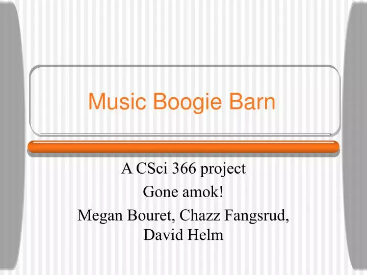 music boogie barn