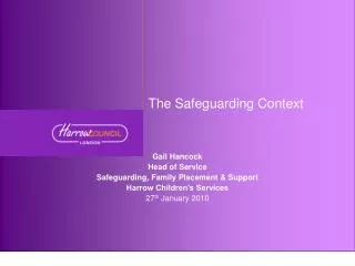The Safeguarding Context