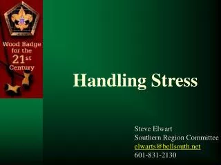 Handling Stress