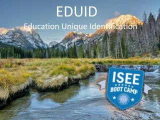 EDUID Education Unique Identification