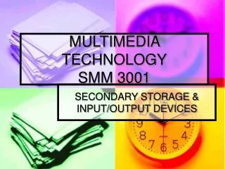 MULTIMEDIA TECHNOLOGY SMM 3001
