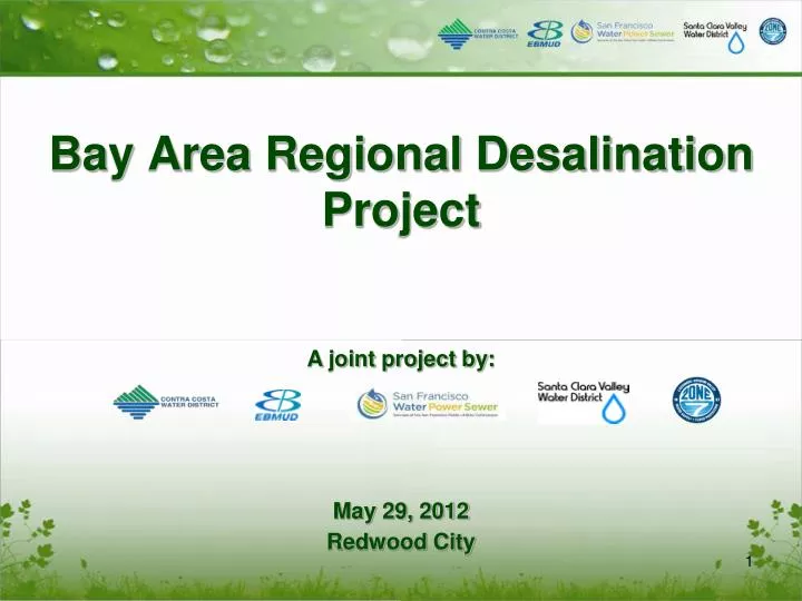 bay area regional desalination project