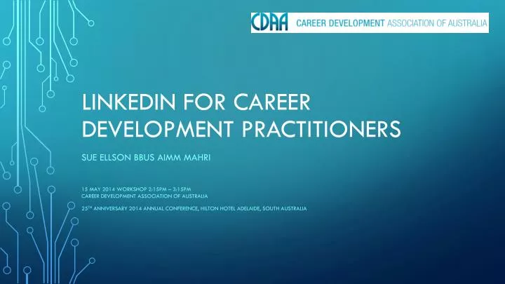 linkedin for career development practitioners