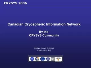 CRYSYS 2006