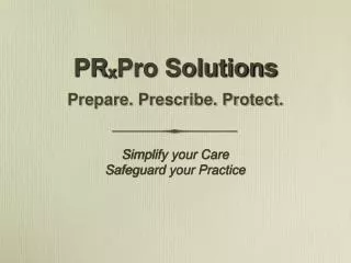 PR x Pro Solutions