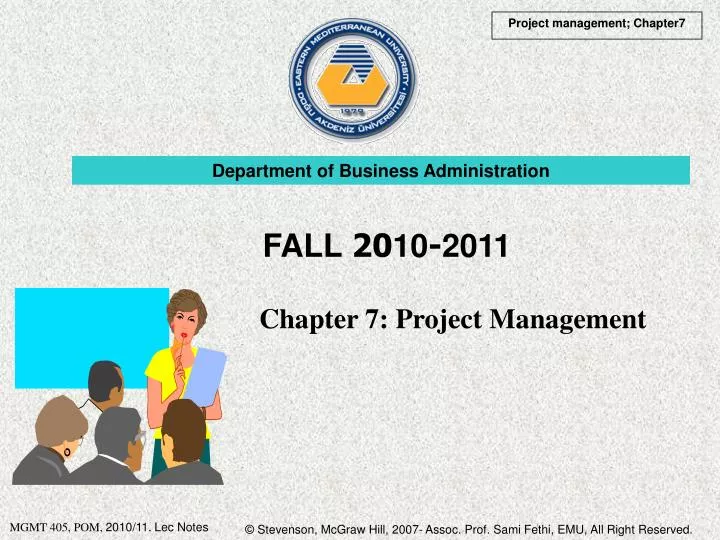 chapter 7 project management