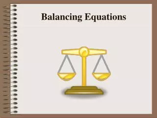 balancing equations
