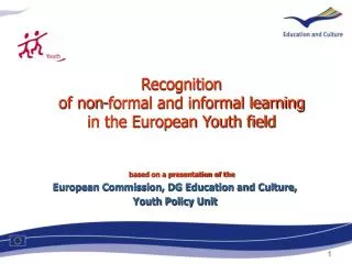 1. Recognition of non-formal learning