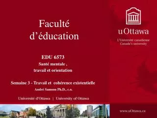 facult d ducation