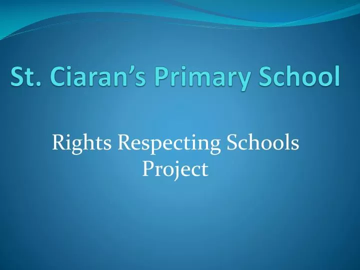 st ciaran s primary school