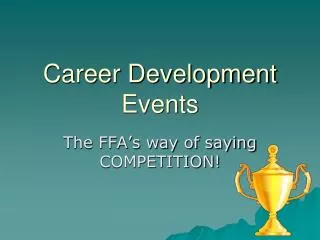 Career Development Events