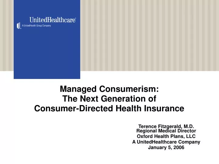 managed consumerism the next generation of consumer directed health insurance