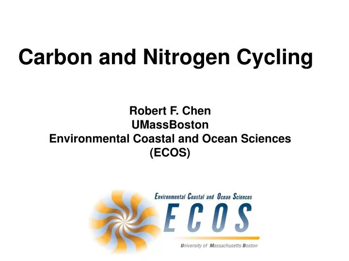 carbon and nitrogen cycling