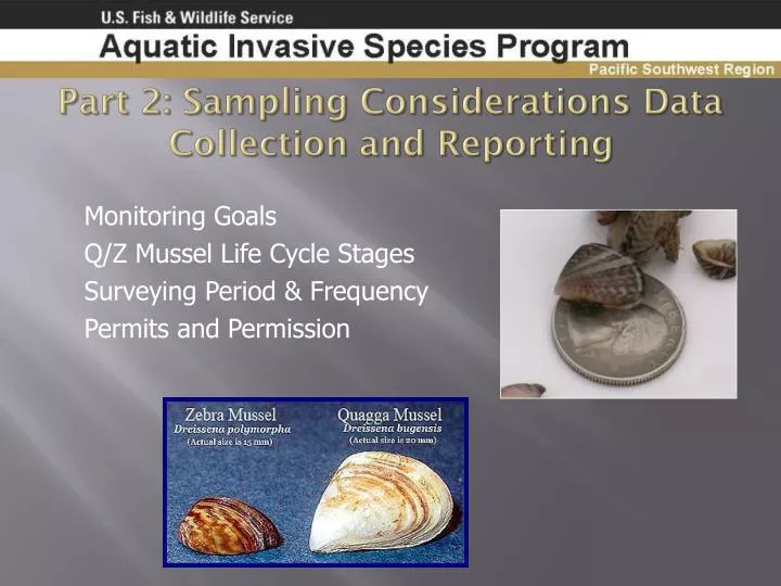 part 2 sampling considerations data collection and reporting
