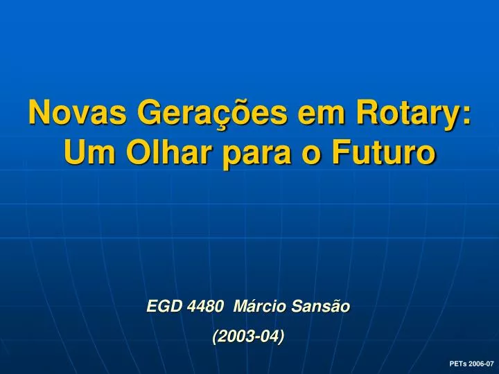 Diretrizes do Programa de Intercâmbio do Rotary