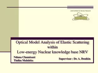 Optical Model Analysis of Elastic Scattering within Low-energy Nuclear knowledge base NRV