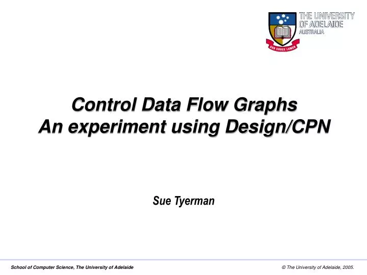 control data flow graphs an experiment using design cpn