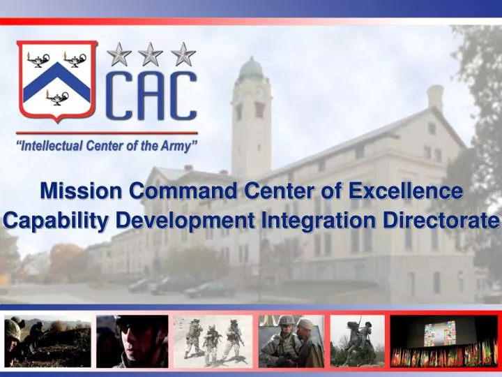 mission command center of excellence capability development integration directorate