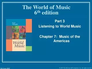 The World of Music 6 th edition