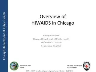 Overview of HIV/AIDS in Chicago