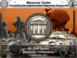 Maneuver Center Capabilities Development and Integration Directorate