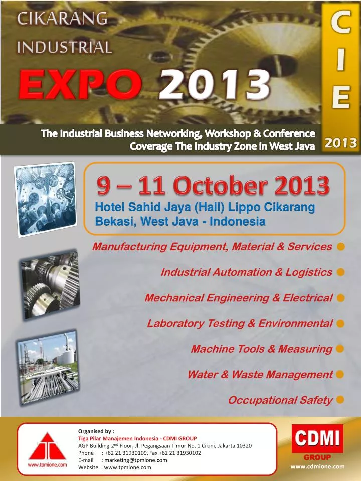 cikarang industrial expo 2013