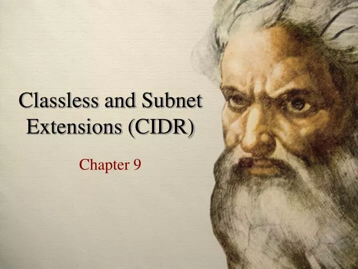 classless and subnet extensions cidr