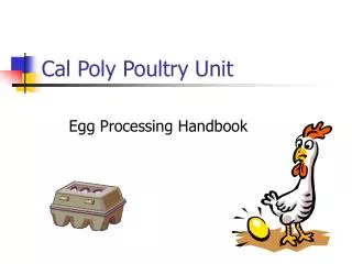 Cal Poly Poultry Unit