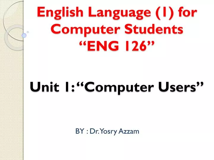 english language 1 for computer students eng 126