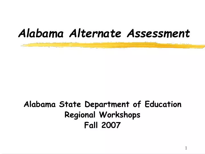 alabama alternate assessment