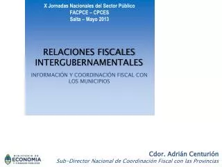 informaci n y coordinaci n fiscal con los municipios