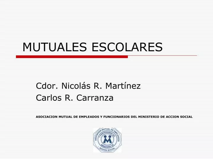 mutuales escolares