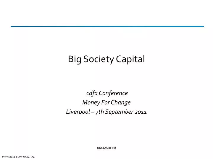 big society capital