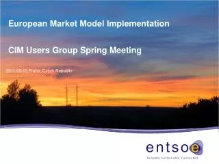 European Market Model Implementation