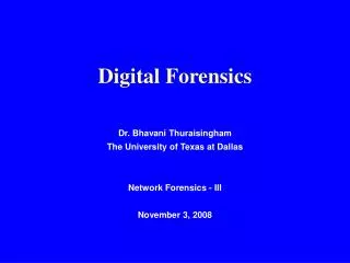 Digital Forensics