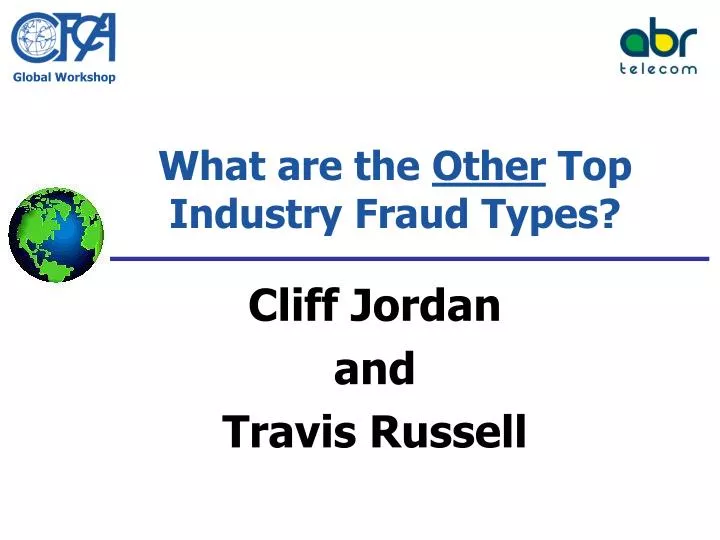 what are the other top industry fraud types