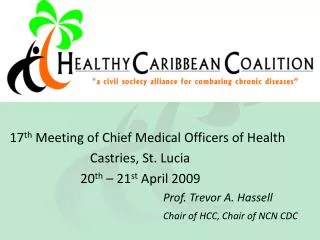 17 th Meeting of Chief Medical Officers of Health